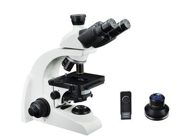 Cina Trinocular Dark Field Microscope 40X Peralatan Laboratorium Mikroskop Putih pemasok
